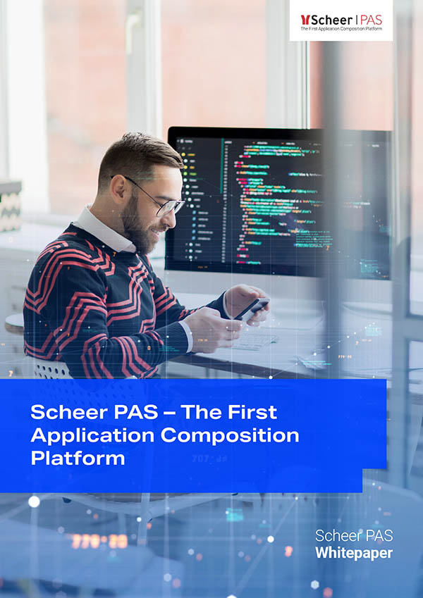 Scheer PAS Whitepaper Thumbnail – The First Application Composition Platform